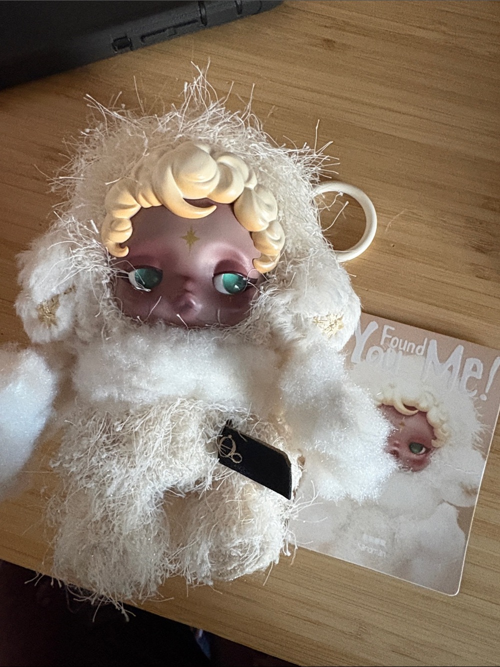 Skullpanda you found me Keychain Bag Charm - Cute Cloud Doll sandman
